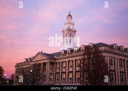 Schenectady New York Town Hall Offices Building Banque D'Images