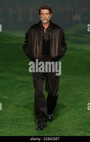 Milan, Italien. 20 janvier 2025. ZEGNA hommes automne/hiver 2025-2026 défilé pendant la Fashion week de Milan Menswear le 2025 janvier - Milan, Italie 20/01/2025 crédit : dpa/Alamy Live News Banque D'Images