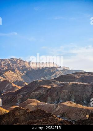 Montagnes, collines, crêtes, falaises, en Tunisie Banque D'Images