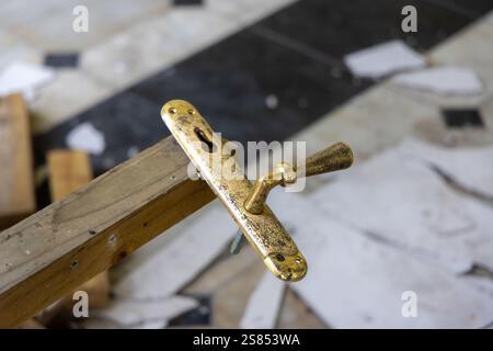 Abandonné Casino des Iles (victime du covid-19), Praslin, Seychelles Banque D'Images