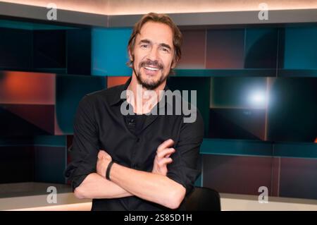 Thomas Hayo in der ARD-Talkshow hart aber fair im Studio Adlershof. Berlin, 20.01.2025 *** Thomas Hayo sur le talk-show ARD hart aber Fair au Studio A. Banque D'Images