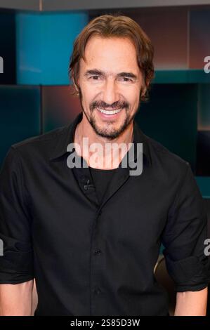 Thomas Hayo in der ARD-Talkshow hart aber fair im Studio Adlershof. Berlin, 20.01.2025 *** Thomas Hayo sur le talk-show ARD hart aber Fair au Studio A. Banque D'Images