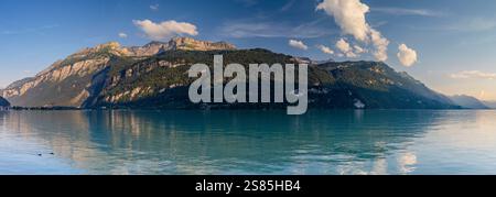 Lac de Brienz, Brienz, Oberland bernois, Suisse Banque D'Images