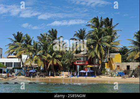 Petite plage, île de Ngor, Dakar, Sénégal, Afrique de l'Ouest Banque D'Images