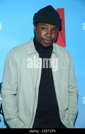 Denny Love à la projection spéciale du film « All the Bright places », arrivées, ArcLight Cinemas, Los Angeles, États-Unis - 24 février 2020 Banque D'Images