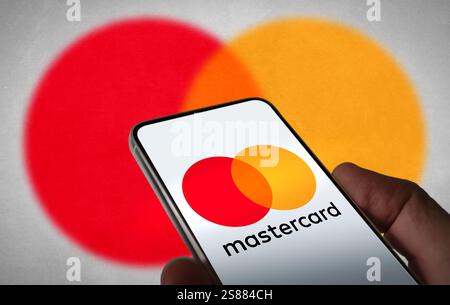 Paiements MasterCard Banque D'Images