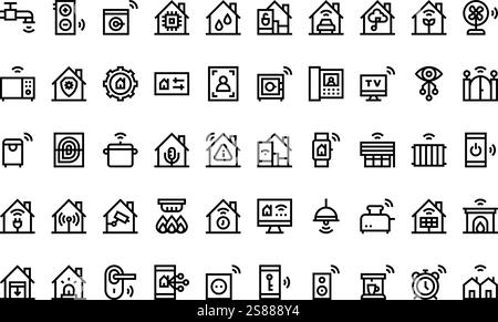 Collection d'icônes vectorielles de haute qualité avec contour modifiable. Idéal pour les projets professionnels et créatifs Illustration de Vecteur