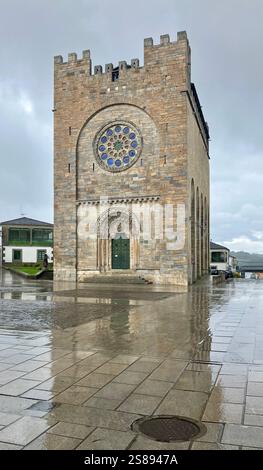 Église de San Juan, Portomarin, Galice Banque D'Images