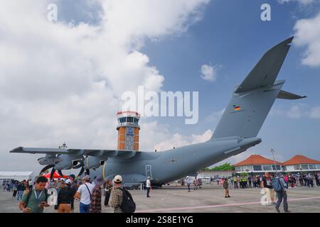 Luftwaffe Airbus A400M Armée de l'air allemande Banque D'Images