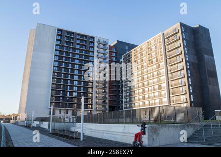 Appartements Granary Quay au développement Clydeside Banque D'Images