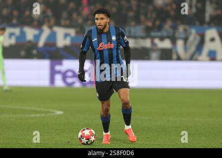 Bergame, Italie du Nord, 21 janvier 2025. Ederson d'Atalanta lors du match de football de l'UEFA Champions League 2024/2025 entre Atalanta et Sturm Graz au stade Gewiss de Bergame, Italie du Nord - mardi 21 janvier 2025. Sport - Soccer . (Photo de Stefano Nicoli/LaPresse ) crédit : LaPresse/Alamy Live News Banque D'Images