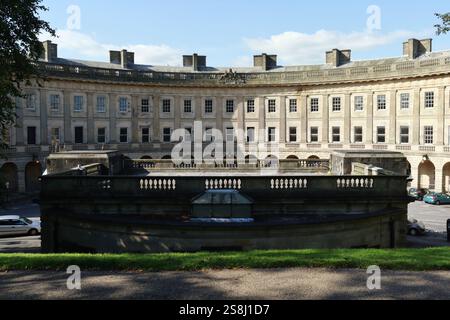 L'hôtel et spa Crescent à Buxton Derbyshire Angleterre bâtiment classé de grade I au Royaume-Uni Banque D'Images