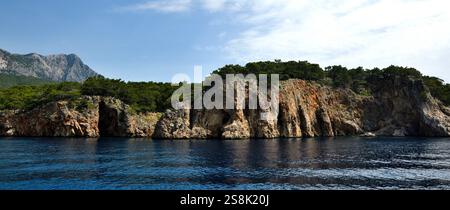 Côte près d'Egelkoyu, Turquie Banque D'Images