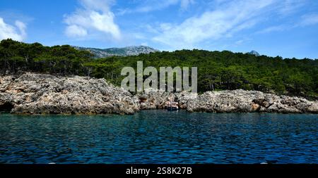 Côte près d'Egelkoyu, Turquie Banque D'Images