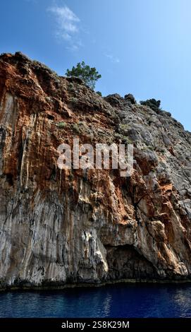 Côte près d'Egelkoyu, Turquie Banque D'Images