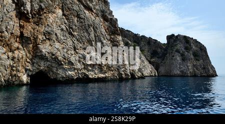 Côte près d'Egelkoyu, Turquie Banque D'Images