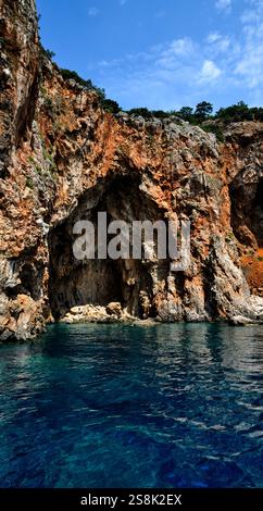 Côte près d'Egelkoyu, Turquie Banque D'Images
