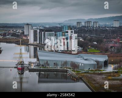 Riverside Museum à Glasgow, Écosse Banque D'Images
