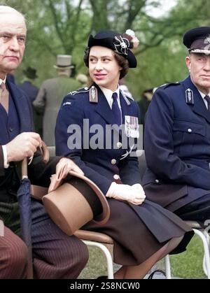 Son Altesse Royale la princesse Margaret en uniforme La Brigade de l'Ambulance St Johns Banque D'Images