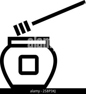 Vecteur d'icône d'applicateur. Convient aux applications mobiles, aux applications Web et aux médias imprimés. Illustration de Vecteur