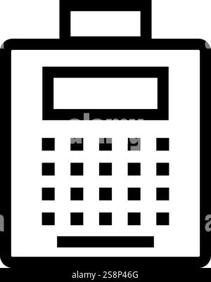 Vecteur d'icône de service ATM. Convient aux applications mobiles, aux applications Web et aux médias imprimés. Illustration de Vecteur