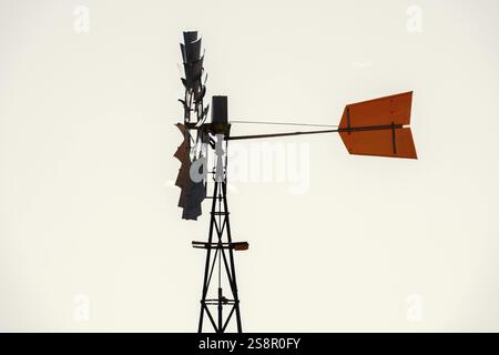 Une image d'un moulin à vent typique en australie Banque D'Images