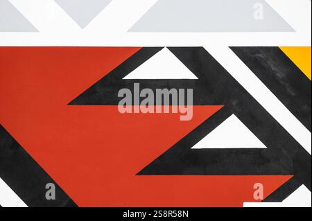 Façades colorées de maisons historiques près de New Bazaar à Tirana, Albanie, 13 décembre 2024 Banque D'Images