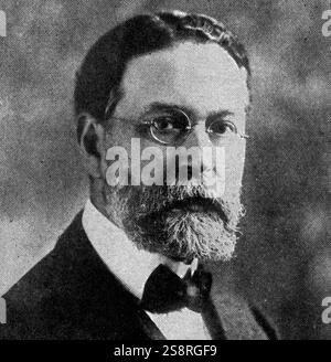 Photographie d'Edwin Robert Anderson Seligman (1861-1939) un économiste américain. En date du 20e siècle Banque D'Images