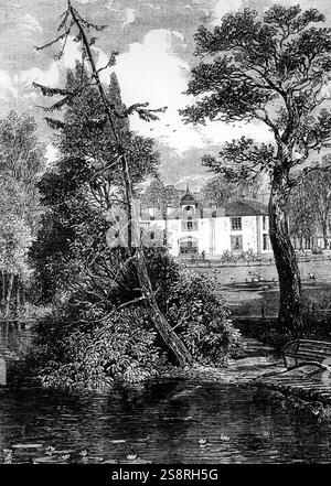 Accueil de James Watt (1736-1819), un inventeur écossais, ingénieur mécanicien, et chimiste. En date du 19e siècle Banque D'Images