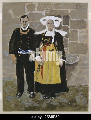 La Côte, peint en 1927, par Max Jacob (1876 - 5 mars 1944), poète, peintre, écrivain, et critique. Banque D'Images