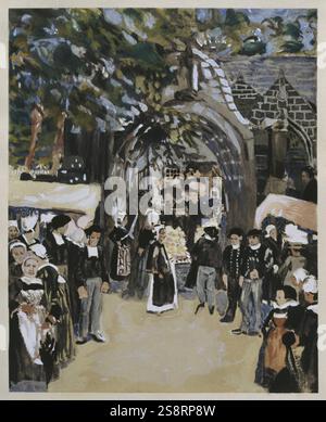 La Côte, peint en 1927, par Max Jacob (1876 - 5 mars 1944), poète, peintre, écrivain, et critique. Banque D'Images