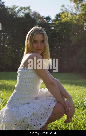 Un photoshoot qui a capturé mon cœur et cela vaut la peine de le faire. Banque D'Images