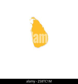 Jour de l'indépendance du Sri Lanka. Icône de drapeau national du Sri Lanka créative. Jour de l'indépendance du Sri Lanka. Concept de défense du jour du Sri Lanka. Modèle pour Illustration de Vecteur