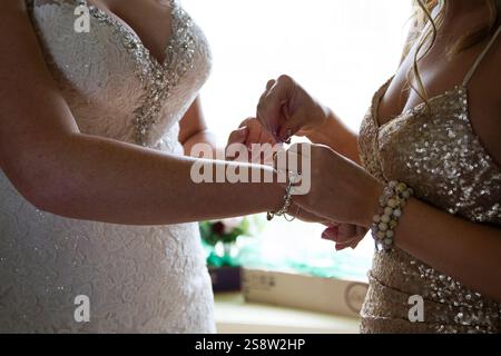 Détails de mariage Banque D'Images