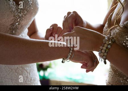 Détails de mariage Banque D'Images