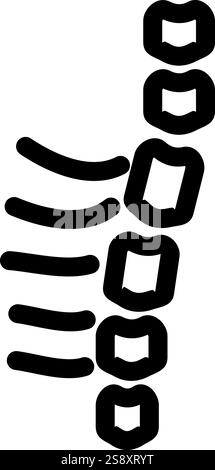 colonne vertébrale, dos, douleur, médical, corps, blessure, os, homme, soins, cou Illustration de Vecteur