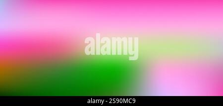 fond dégradé abstrait avec des teintes pastel de rose et de vert Illustration de Vecteur