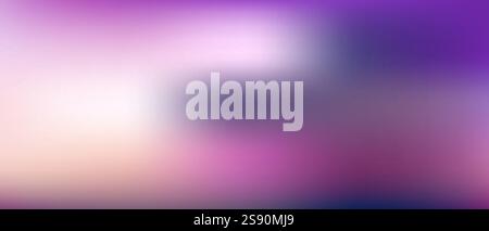 Un arrière-plan flou dégradé rêveur et éthéré avec des teintes douces et pastel de rose et de violet. Parfait pour une atmosphère romantique et apaisante Illustration de Vecteur