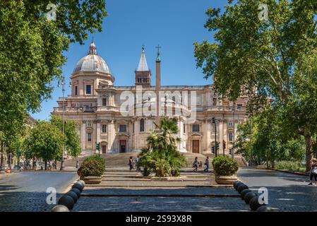 Basilica di Santa Maria Maggiore, Rome, Italie Banque D'Images