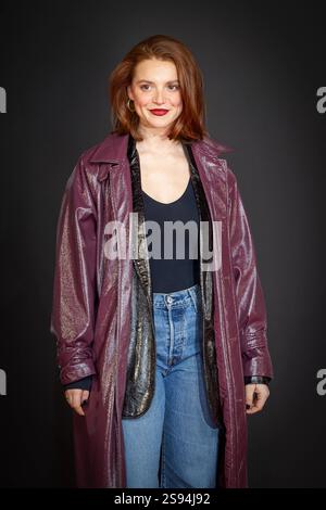 Première italienne du film A Complete Unknown. Rome, Italie - 17 janvier 2025 : L'actrice italienne Ludovica Bizzaglia lors de la première italienne du film A Complete Unknown réalisé par James Mangold à l'Auditorium Parco della Musica. Rome RM Italie Copyright : xPhotoxbyxGennaroxLeonardix Banque D'Images