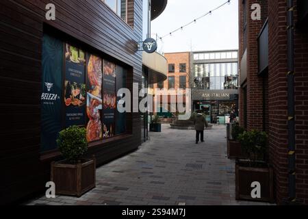 Cour de Bell, Stratford-upon-Avon, Warwickshire, England, UK Banque D'Images