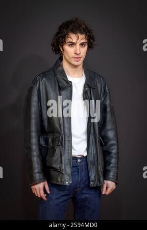 Première italienne du film A Complete Unknown. Rome, Italie - 17 janvier 2025 : L'acteur italien Damiano Gavino lors de la première italienne du film A Complete Unknown réalisé par James Mangold à l'Auditorium Parco della Musica. Rome RM Italie Copyright : xPhotoxbyxGennaroxLeonardix Banque D'Images