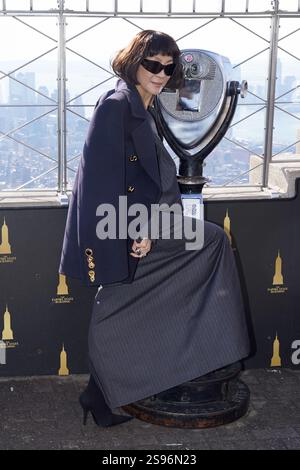 Michelle Yeoh photo Call for STAR TREK : SECTION 31 Celebration en partenariat avec World Central Kitchen pour soutenir les efforts de LA Wildfires, The Empire State Building, New York, NY, 24 janvier 2025. Photo par : Kristin Callahan/Everett Collection crédit : Everett Collection Inc/Alamy Live News Banque D'Images