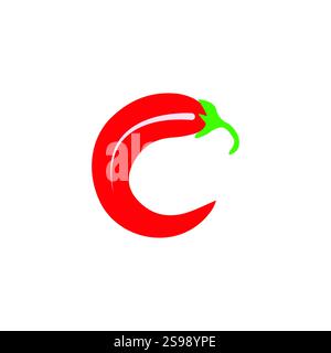 VECTEUR DE LOGO PIMENT Illustration de Vecteur