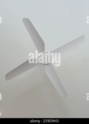 Si vous regardez un ventilateur de plafond affichant un contraste doux Banque D'Images
