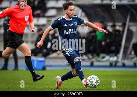 25 janvier 2025, Paris, France, France : Maxime LOPEZ de Paris FC lors du match de Ligue 2 entre Paris FC et Red Star FC au Charlety Stadium le 25 janvier 2025 à Paris, France. (Crédit image : © Matthieu Mirville/ZUMA Press Wire) USAGE ÉDITORIAL SEULEMENT! Non destiné à UN USAGE commercial ! Banque D'Images