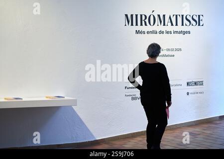 Au-delà des images, Henri Matisse Joan Miró, Fundació Joan Miró, Barcelone, Espagne. Banque D'Images