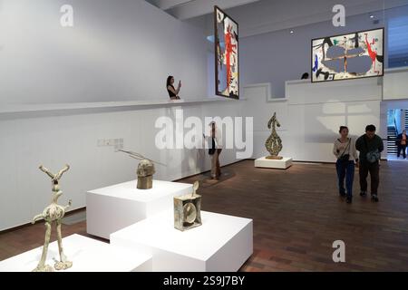 Fondation Joan Miró, Barcelone, Catalogne, Espagne. Banque D'Images