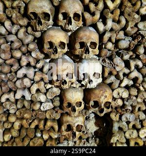Les Catacombes - les Catacombes, Skullheads, Paris, France Banque D'Images
