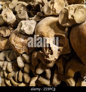 Les Catacombes - les Catacombes, Skullheads, Paris, France Banque D'Images